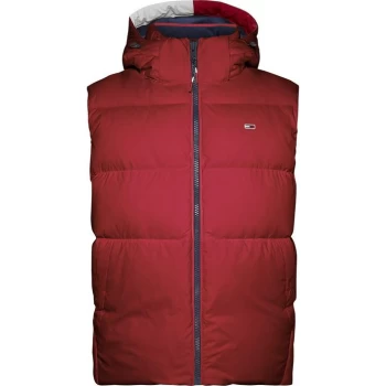 Tommy Jeans Essential Gilet - Red XNL