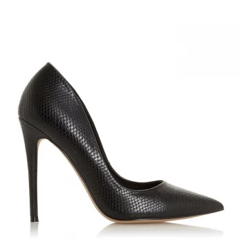 Head Over Heels by Dune Black 'Aimees' High Stiletto Heel Court Shoes - 3