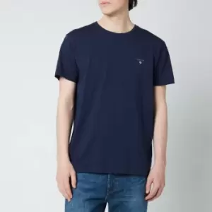 GANT Mens Original T-Shirt - Evening Blue - XL - Blue