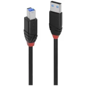 LINDY USB cable USB 3.2 1st Gen (USB 3.0 / USB 3.1 1st Gen) USB-A plug, USB-B plug 10 m Black 43227