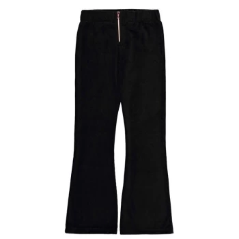 Firetrap Velour Flare Trousers Junior Girls - Blk Cord Velour