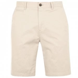 Howick Oakley Slim Chino Shorts - Stone