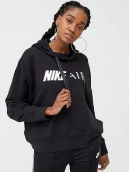 Nike NSW Air Pullover Hoodie - Black, Size S, Women