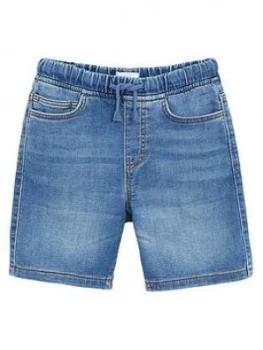 Mango Boys Denim Shorts - Light Blue