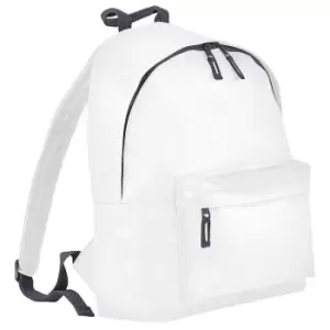 Bagbase Fashion Backpack (18 Litres) (one Size, White/Graphite)