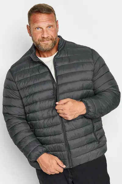 BadRhino Puffer Coat Grey