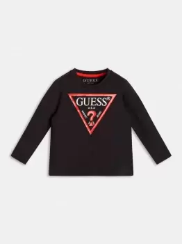 Guess Kids Triangle Logo Sleeves T-Shirt