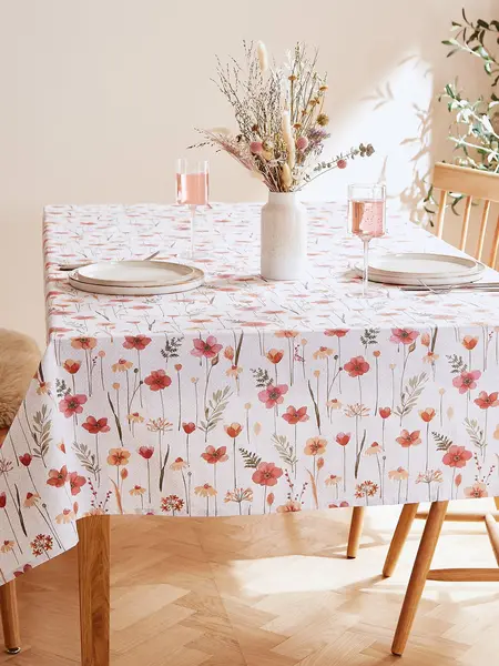 Catherine Lansfield Flowers Tablecloth