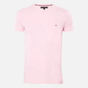 Tommy Hilfiger Mens Stretch Slim Fit T-Shirt - Classic Pink - XXL