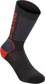 Alpinestars Paragon Lite 19 Socks, black-red Size M black-red, Size M