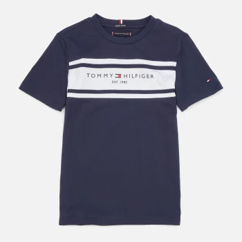 Tommy Hilfiger Boys' Essential Blocking T-Shirt - Twilight Navy - 10 Years