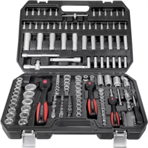 Tool Kit Set Box Spanner Screwdriver Tools Case Ratchet Torx Socket Wrenches NEW 192 teiliges Werkzeugset (de)