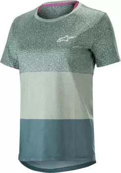 Alpinestars Stella Alps 8.0 SS Ladies Bicycle Jersey, turquoise, Size XL for Women, turquoise, Size XL for Women