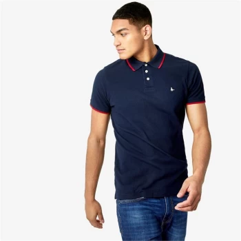 Jack Wills Hanningfield Tipped Polo - Navy