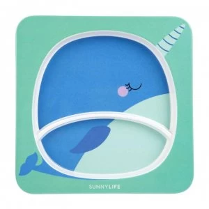 Sunnylife Kids Plate - Narwhal