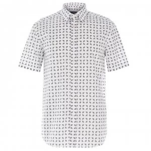 Diesel Short Sleeve All Spike Shirt - 100 White