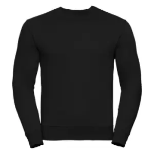 Russell Mens Authentic Sweatshirt (Slimmer Cut) (3XL) (Black)