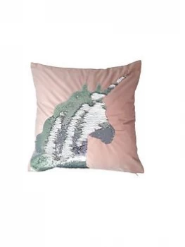 Catherine Lansfield Sequin Unicorn Cushion