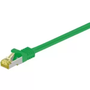 Goobay RJ45 S/FTP CAT 7 Network Cable - 1m - Green