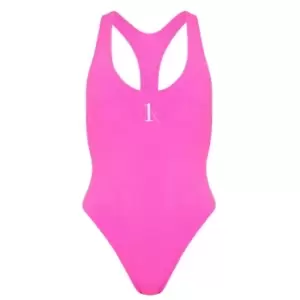 Calvin Klein Racerback Swimsuit - Pink