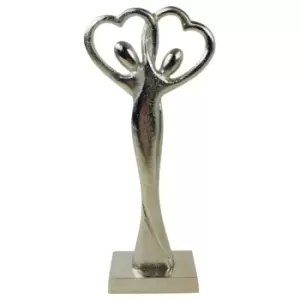 Entwined Couple Silver Straight Figures