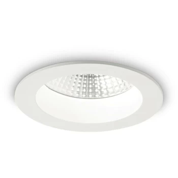 Ideal Lux Basic - LED 1 Light Recessed Spotlight White IP44