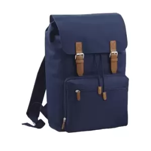 Bagbase Heritage Laptop Backpack Bag (Up To 17" Laptop) (One Size) (French Navy)