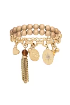 Gold Kylie' Ball Charm Bracelet