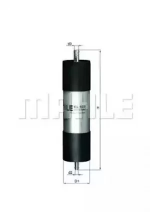 Fuel Filter KL658 78427163 by MAHLE Original