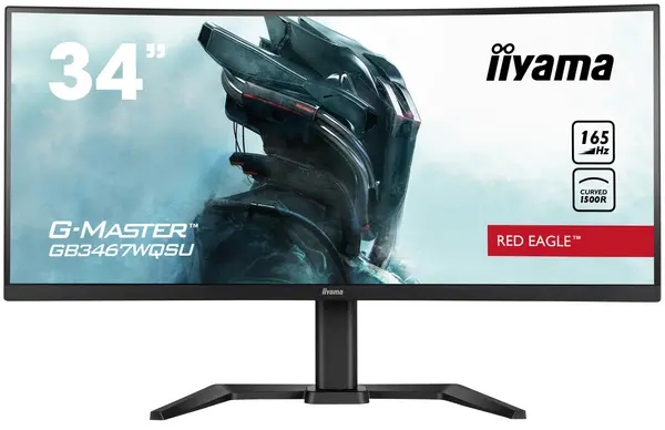 iiyama G-Master 34" GB3467WQSU-B5 Quad HD Curved Gaming LED Monitor