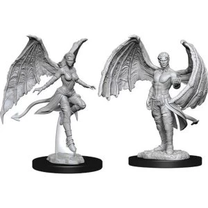 Dungeons & Dragons Nolzur's Marvelous Unpainted Miniatures - Succubus & Incubus