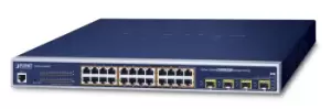 PLANET WGSW-24040HP4 network switch Managed L2/L4 Gigabit Ethernet...