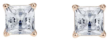 Swarovski Attarct Rose-Gold Plated |White |Square Jewellery