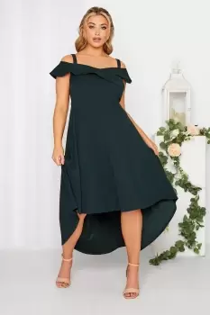 Bardot High Low Midi Dress