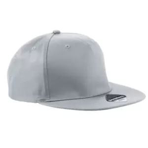 Beechfield Rapper Snapback Cap (One Size) (Light Grey)