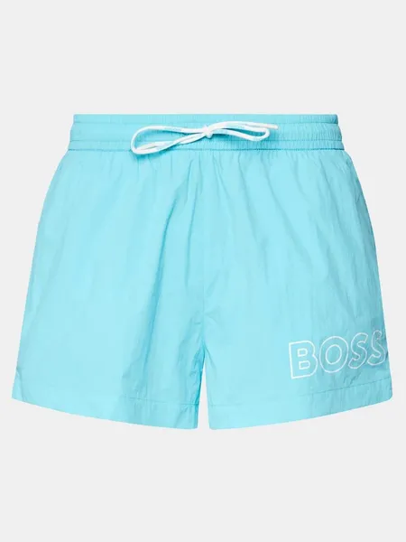 BOSS Swimwear Mooneye Shell Swimming Trunks - XXL Blue Swimwear and Beachwear male 50469280-442 XXL