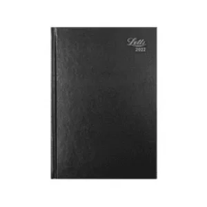 Letts A5 Business Diary Day Per Page Black 2022 22-T11XBK