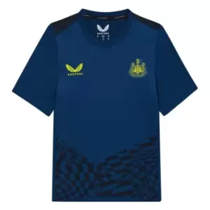 Castore Newcastle United Pre Match T Shirt 2023 2024 Junior - Blue