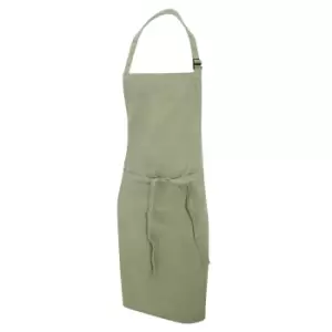 Dennys Multicoloured Bib Apron 28x36ins (Pack of 2) (One Size) (Khaki)