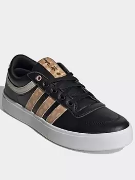 adidas Originals Disney Bryony Shoes, Black/Grey, Size 3.5, Women