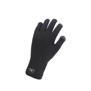 Sealskinz Waterproof All Weather Ultra Grip Knitted Glove - Black