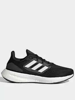 adidas Pureboost 22 - Black/White, Size 6, Women