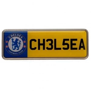 Chelsea FC Number Plate Badge