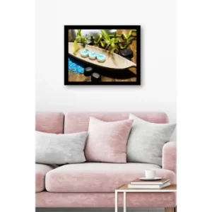 SC0992 Multicolor Decorative Framed MDF Painting