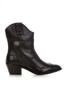 Allsaints Shira Cowboy Boot - Black