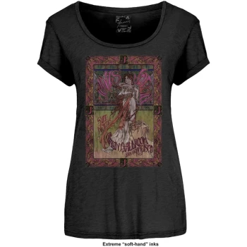 Janis Joplin - Avalon Ballroom '67 Womens X-Large T-Shirt - Black