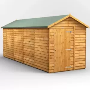 18X6 Power Overlap Apex Windowless Shed