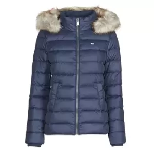 Tommy Jeans TJW BASIC HOODED DOWN JACKET womens Jacket in Blue - Sizes S,M,L,XL,XS,XXS,UK XS,UK S,UK M,UK L,UK XL