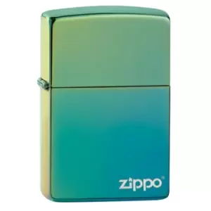 Zippo PL49191 Classic High Polish Teal Zippo Logo windproof lighter