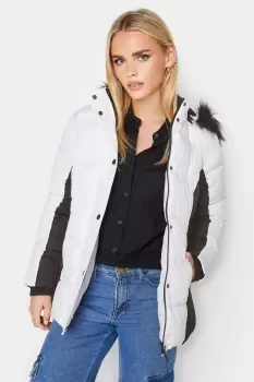 Petite Long Sleeve Puffer Jacket